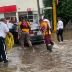 Protección Civil realiza trabajos de auxilio a población derivado de las lluvias registradas