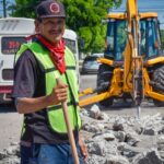 Ayuntamiento inicia intenso programa de bacheo con inversión de 5 MDP.