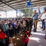 Gobernador Rocha Moya y Eneyda Rocha festejan a miles de familias en la Gran Posada 2025