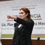 Flor Emilia Guerra Mena expone ante el Congreso del Estado resultados del Cuarto Informe de Gobierno en pesca y acuacultura.