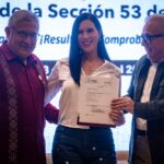 Gobernador Rocha encabeza entrega de bases a trabajadores del SNTE 53, que brindan certeza laboral.