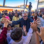 No hay nada más bonito que inaugurar escuelas», asegura Rocha; al poner en marcha la secundaria ETI 101 en Valle Alto.