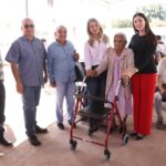 Sistema DIF Ahome cumple compromisos en el Ejido Compuertas con entrega de 26 aparatos funcionales.