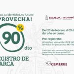 Economía impulsa a emprendedores con 90% de descuento en el Registro de Marca