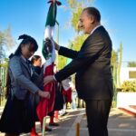 Ahome honra a la Bandera con ceremonia cívica en Palacio Municipal y el Monumento a la Bandera.