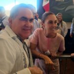 La UAS participa en el encuentro ciudadano con la Presidenta de la República Claudia Sheinbaum Pardo, como parte del inicio de obras del Hospital de Especialidades del IMSS en Culiacán.