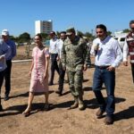 Presidenta Sheinbaum y gobernador Rocha supervisan tecnificación de riego agrícola en Distrito 010 en Culiacán