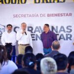 Caravanas del Bienestar llegan a Paredones con compromisos de alumbrado total, mejoras al drenaje y gestión de techumbre.
