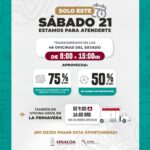¡Solo este sábado, gran oportunidad para regularizarte con grandes descuentos del SATES de hasta un 75%!.