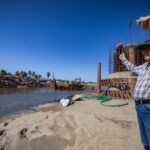Gobernador Rocha Moya supervisó la construcción del puente Bellavista-Boca del Río-Las Glorias