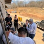 Gobernador Rocha visita nuevamente mina Santa Fe en Rosario, en apoyo a labores de rescate de los mineros.