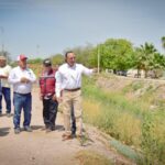 Ayuntamiento y Conagua preparan intervención en drenes para mejorar la capacidad de desalojo de agua.
