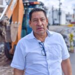 Obras Públicas y COMUN limpian y desazolvan drenaje pluvial del cerro de la Memoria.