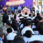 A través de la Feria Municipal de la Prevención en Choix, autoridades orientan y acercan herramientas a la sociedad en beneficio de la seguridad.