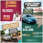 “Aprovecha los últimos 15 días de los programas de regularización vehicular y Licencia Permanente”.