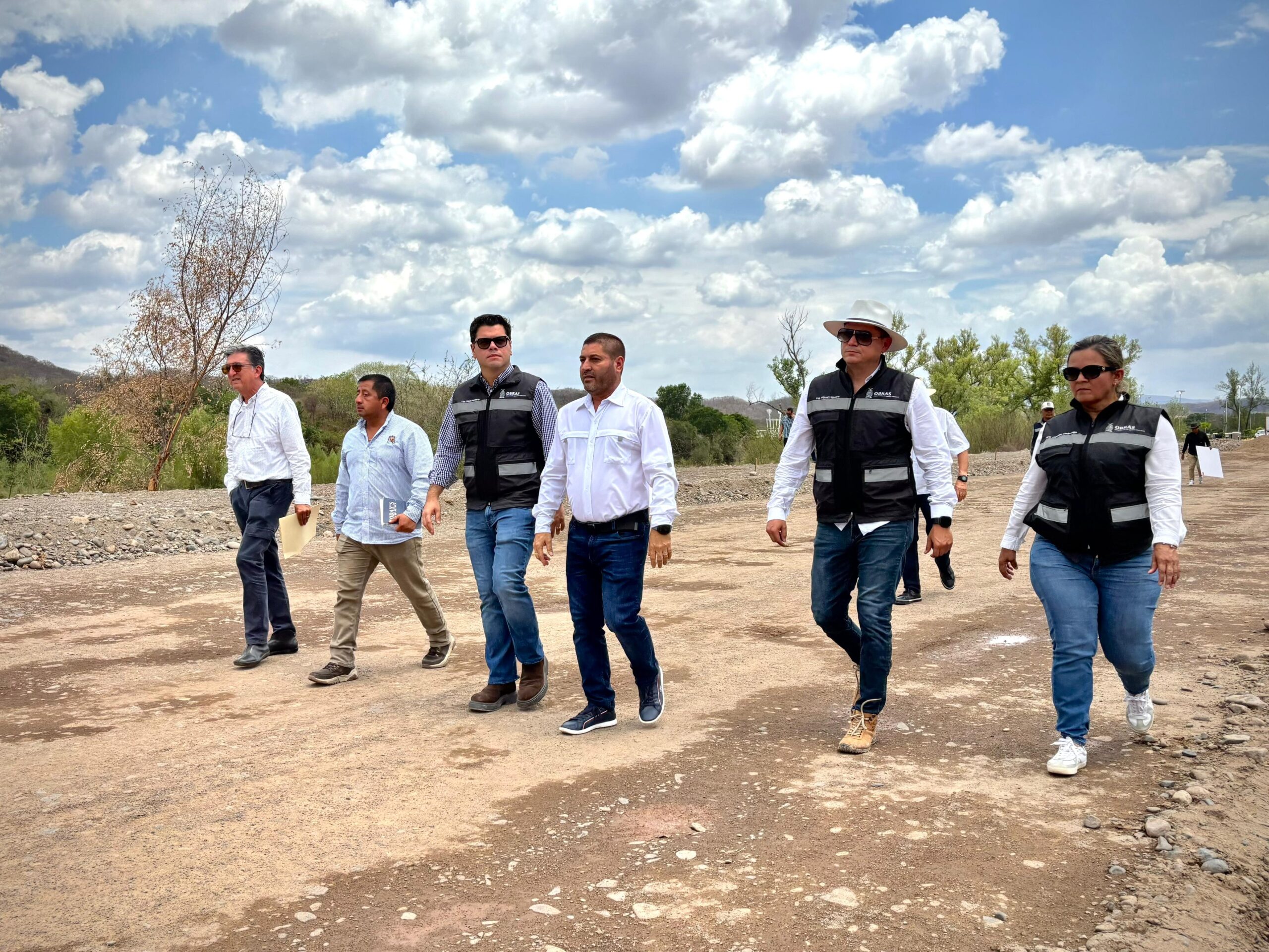 Segunda etapa del malecón de Badiraguato lleva un avance del 45 %
