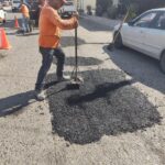 COMUN y Obras Públicas dan prioridad a las vialidades más transitadas con programa permanente de bacheo.