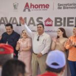 Más de 300 familias del Ejido Flor Azul se benefician con la Caravana del Bienestar del Gobierno de Ahome.