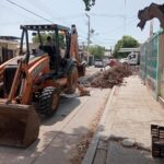 JAPAMA atiende problemática de drenajes colapsados y socavones en Los Mochis y zona rural.