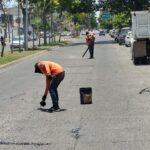 Más de 2 mil m2 cuadrados de colocación de asfalto en zonas urbana y rural con el convenio Ayuntamiento – COMUN