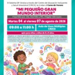 DIF Sinaloa invita al Curso de Verano “Mi Pequeño Gran Mundo Interior” para fortalecer el desarrollo emocional de niñas y niños.
