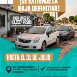 “ SATES recuerda que el 31 de julio concluye el Programa de Baja Definitiva de Vehículos en Desuso”.