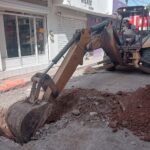 JAPAMA realiza reparación puntual en colector sanitario.