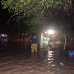 Protección Civil coordina acciones de auxilio y supervisión de daños tras intensas lluvias en Mocorito y Guasave.