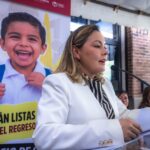 Gobernadora Yeraldine puso en marcha el canje de uniformes, útiles escolares y calzado deportivo.